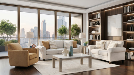 Mara 3 Piece Sofa, Loveseat, and Swivel Chair