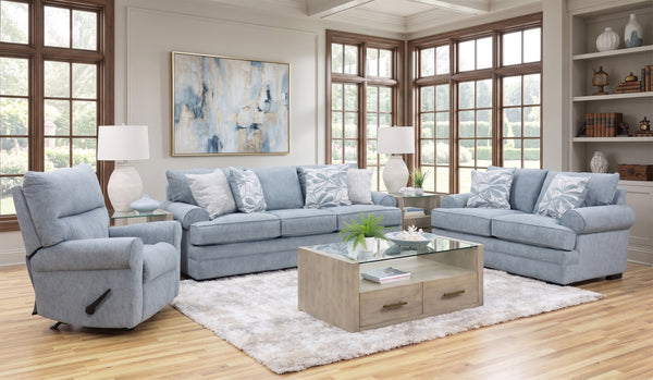 Meagan 3 Piece Sofa, Loveseat, and Recliner