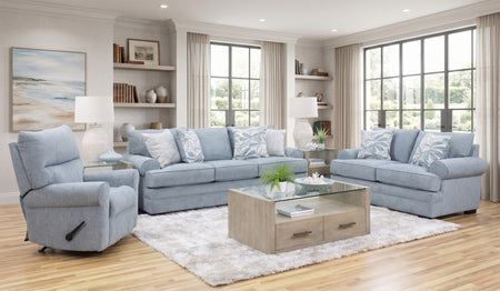 Meagan 3 Piece Sofa, Loveseat, and Recliner