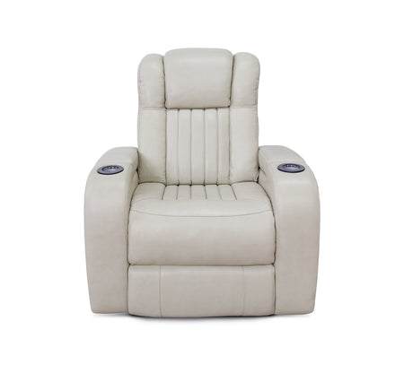 Sillón reclinable de cuero Melody con triple potencia