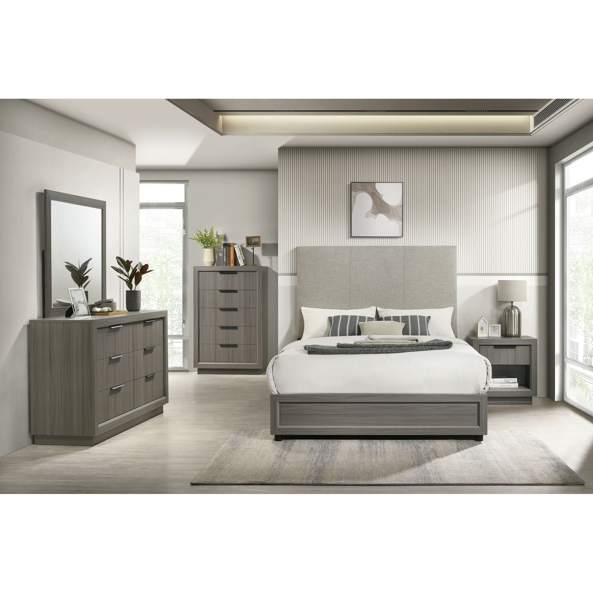 Martina 5 Piece King Panel Bedroom – Kane's Furniture