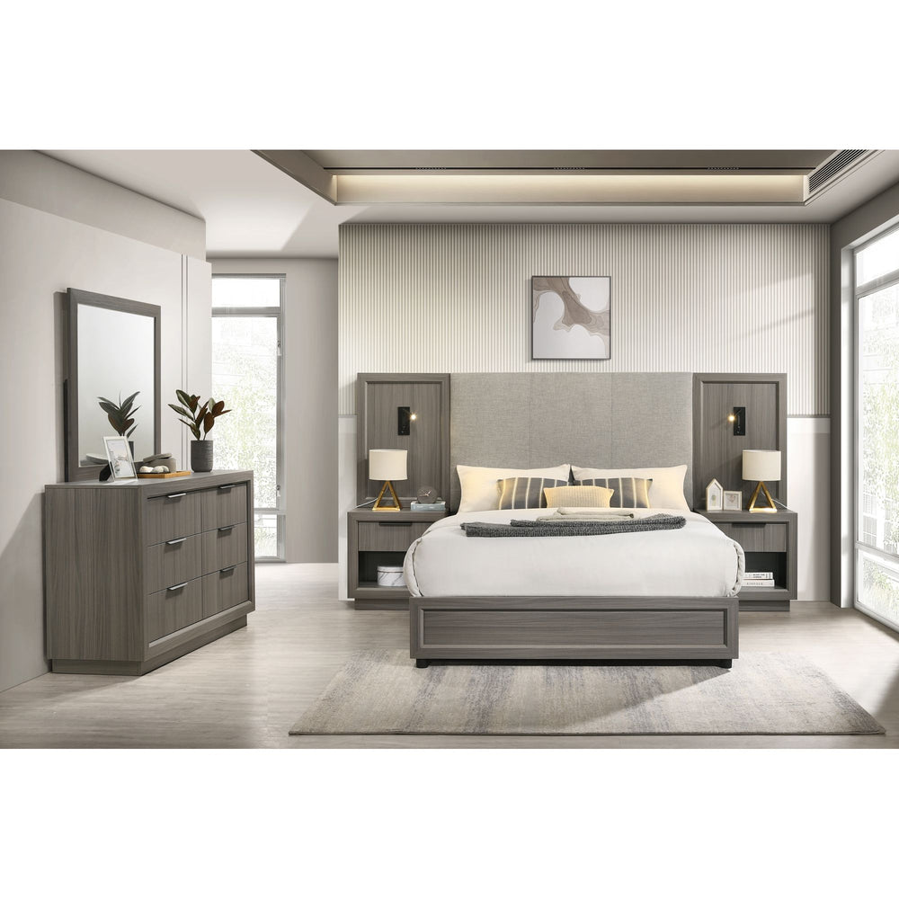 Martina 7 Piece King Panel Wall Bed