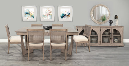 Noah Light 7 Piece Rectangle Dining Set