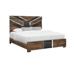 Optimus Brown 5 Piece King Lighted Bedroom