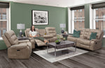 Palamino II 3 Piece Reclining Sofa w/Drop Down Table, Console Loveseat, & Glider Recliner