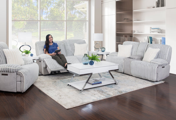 Plush Piece Zero Gravity Power Reclining Living Room – Kane's