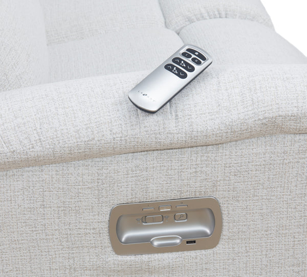 Brooks II Power Console Loveseat w/ Power Headrest