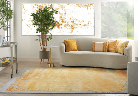 CIELO SEAFOAM GOLD 5X8 Rug