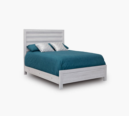 Performa White II King Panel Bed
