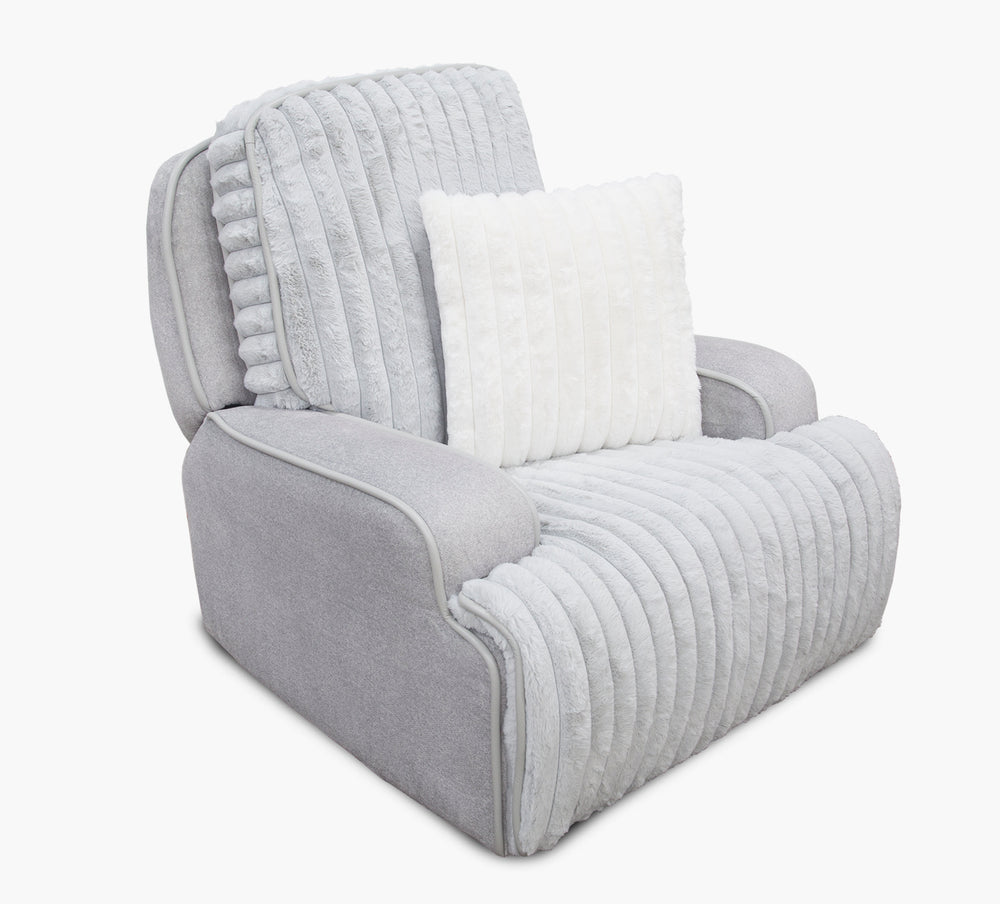 Sillón reclinable eléctrico Presley Zero Gravity con reposacabezas eléctrico