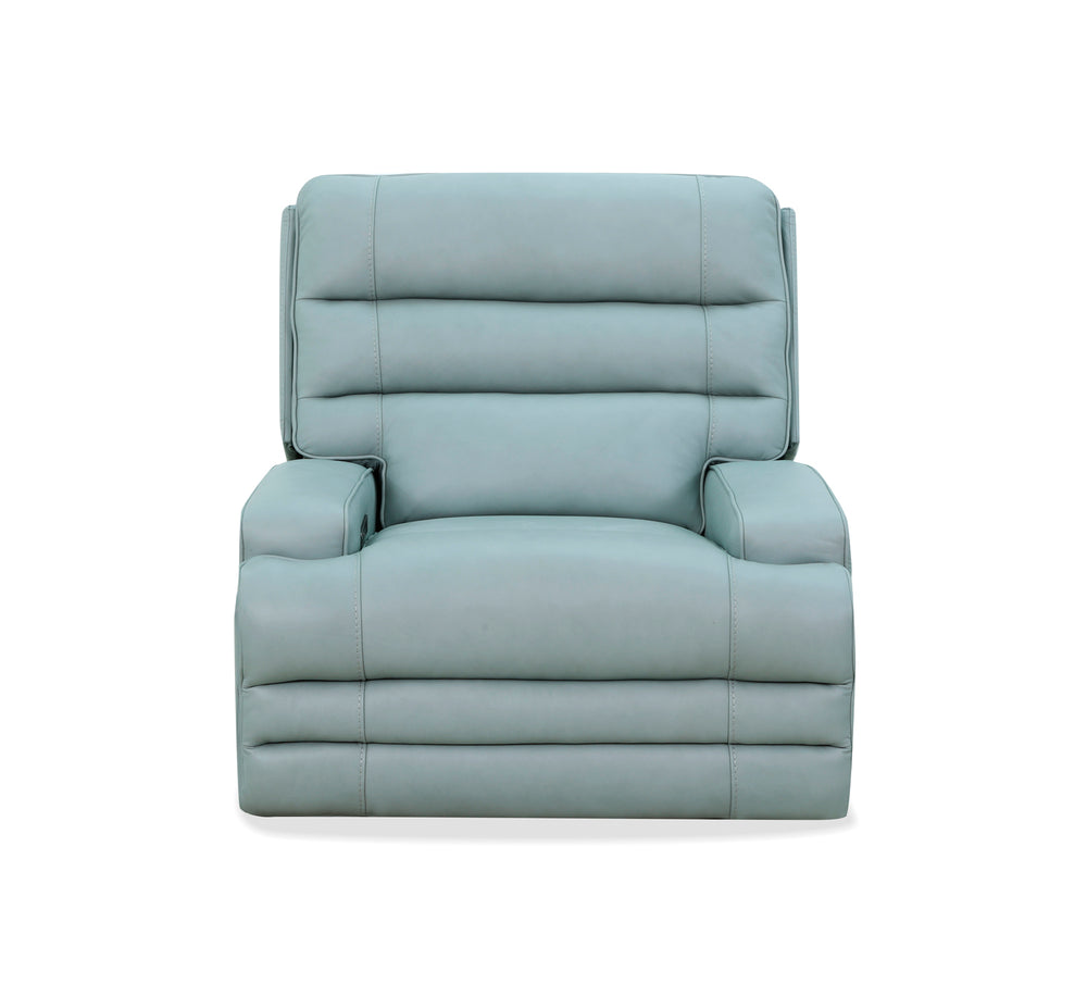 Hero Aqua Leather Zero Gravity Triple Power Recliner
