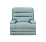 Hero Aqua Leather Zero Gravity Triple Power Recliner