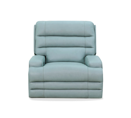 Hero Aqua Leather Zero Gravity Triple Power Recliner