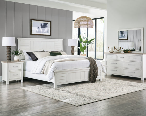 Cora Bay 5 Piece Queen Panel Bedroom – Kane's Furniture