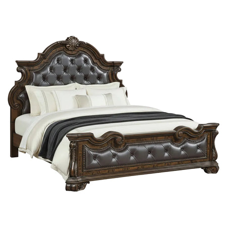 Serafina King Upholstered Panel Bed