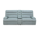Hero Aqua 5 Piece Leather Zero Gravity Triple Power Living Room