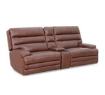Hero Umber 5 Piece Leather Zero Gravity Triple Power Living Room