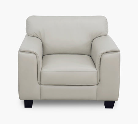 Stetson Platinum Leather Chair