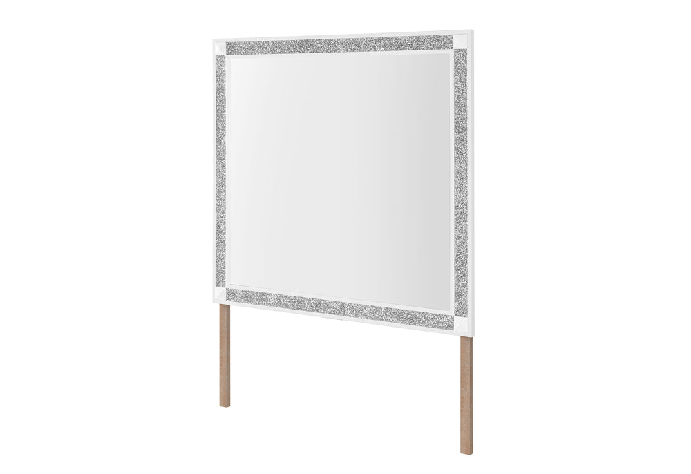 Fergie White Landscape Mirror