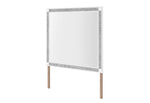 Fergie White Landscape Mirror