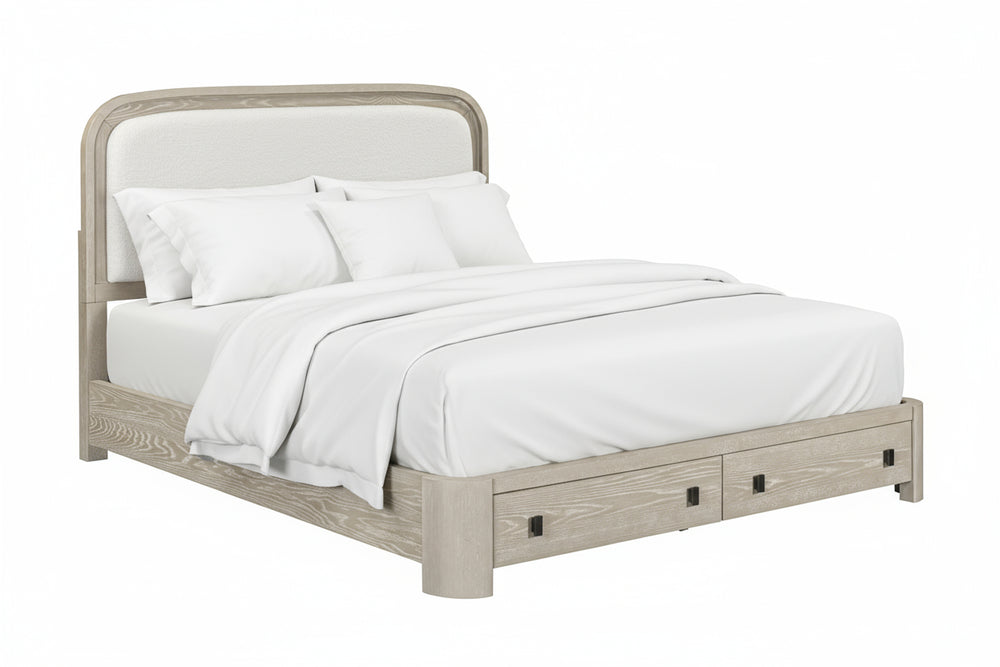 Bodega Bay Sand King Storage Bed
