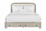 Bodega Bay Sand Queen Storage Bed