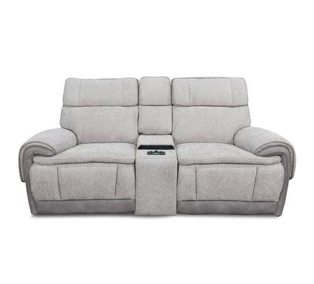 Tunes Zero Gravity Dual Power Loveseat with Cooling Console and Immersive Sound