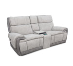 Tunes Zero Gravity Dual Power Loveseat with Cooling Console and Immersive Sound