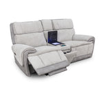 Tunes Zero Gravity Dual Power Loveseat with Cooling Console and Immersive Sound