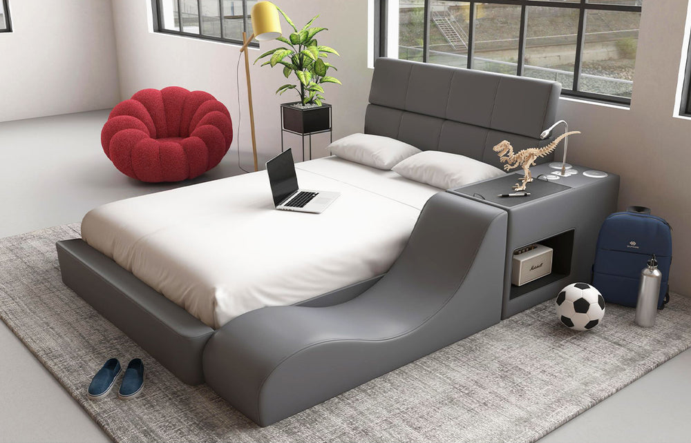 Valari Grey 5 Piece Full Modular Bedroom