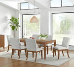 Walnut Grove 5 Piece Dining set with Upholstered Side Chairs