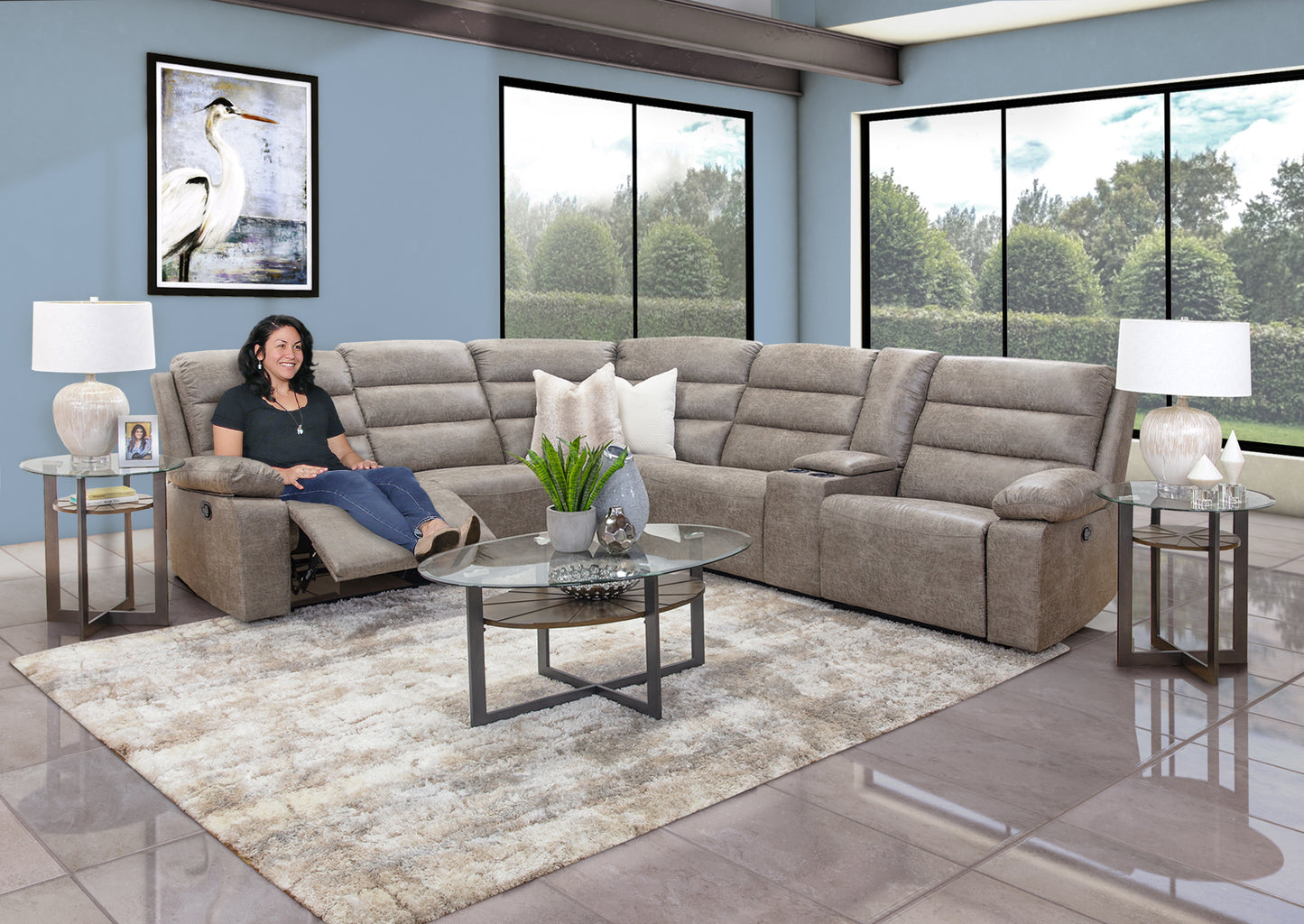 Whitaker 6 Piece Reclining Sectional