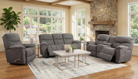 Aaron 3 Piece Power Sofa, Power Console Loveseat, and Rocker Recliner