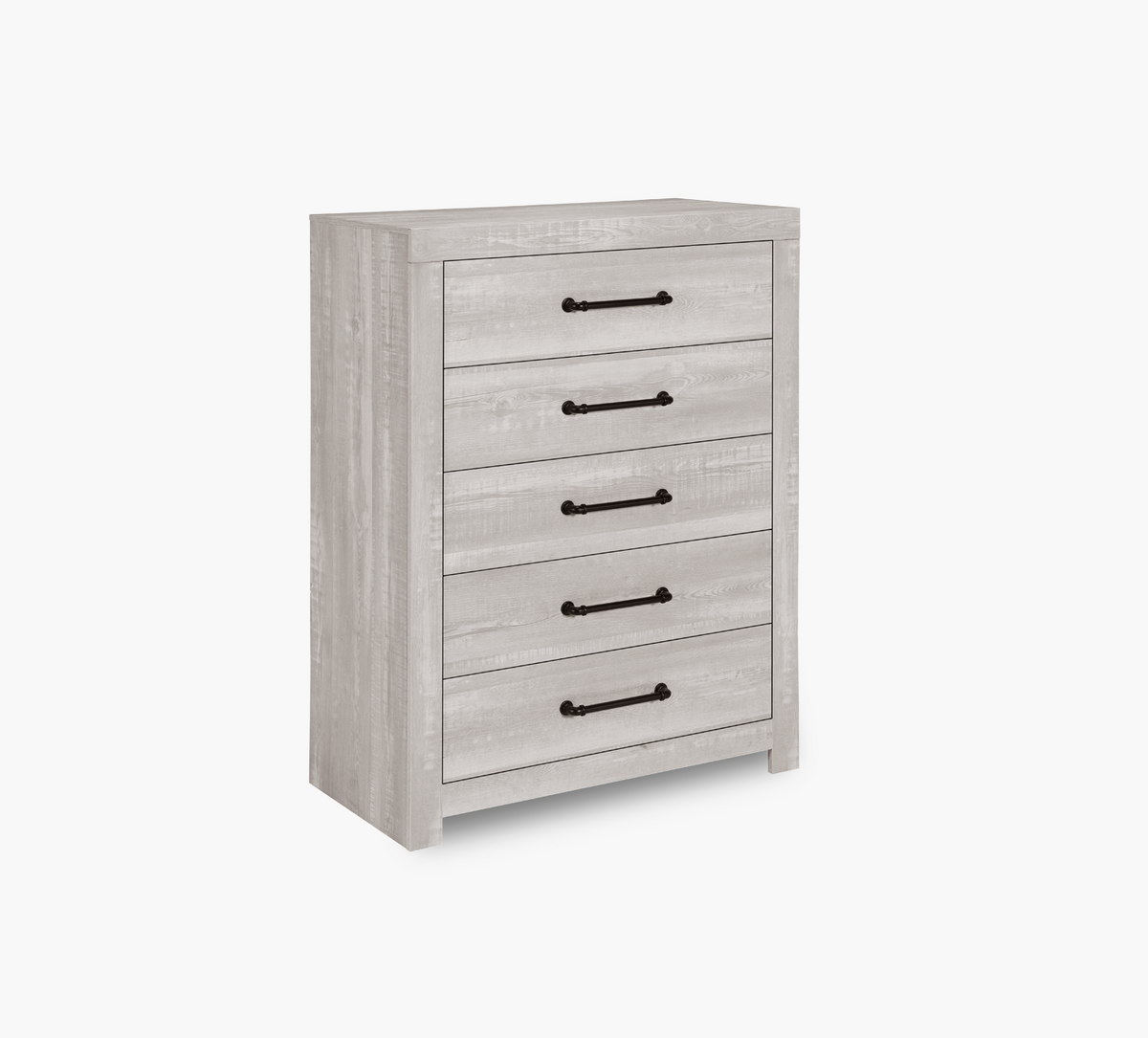 Linwood Light Grey 5 Drawer Chest – Kane's Furniture