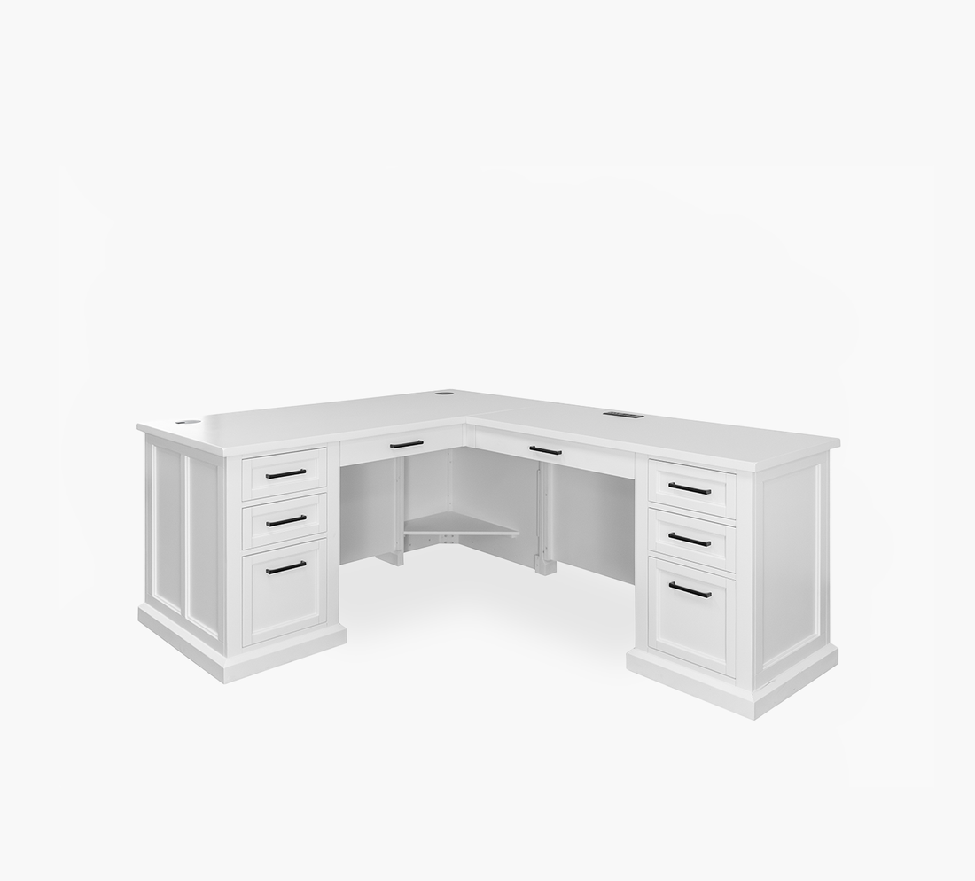 Abby 2 PC L Shape Desk Kane's Furniture
