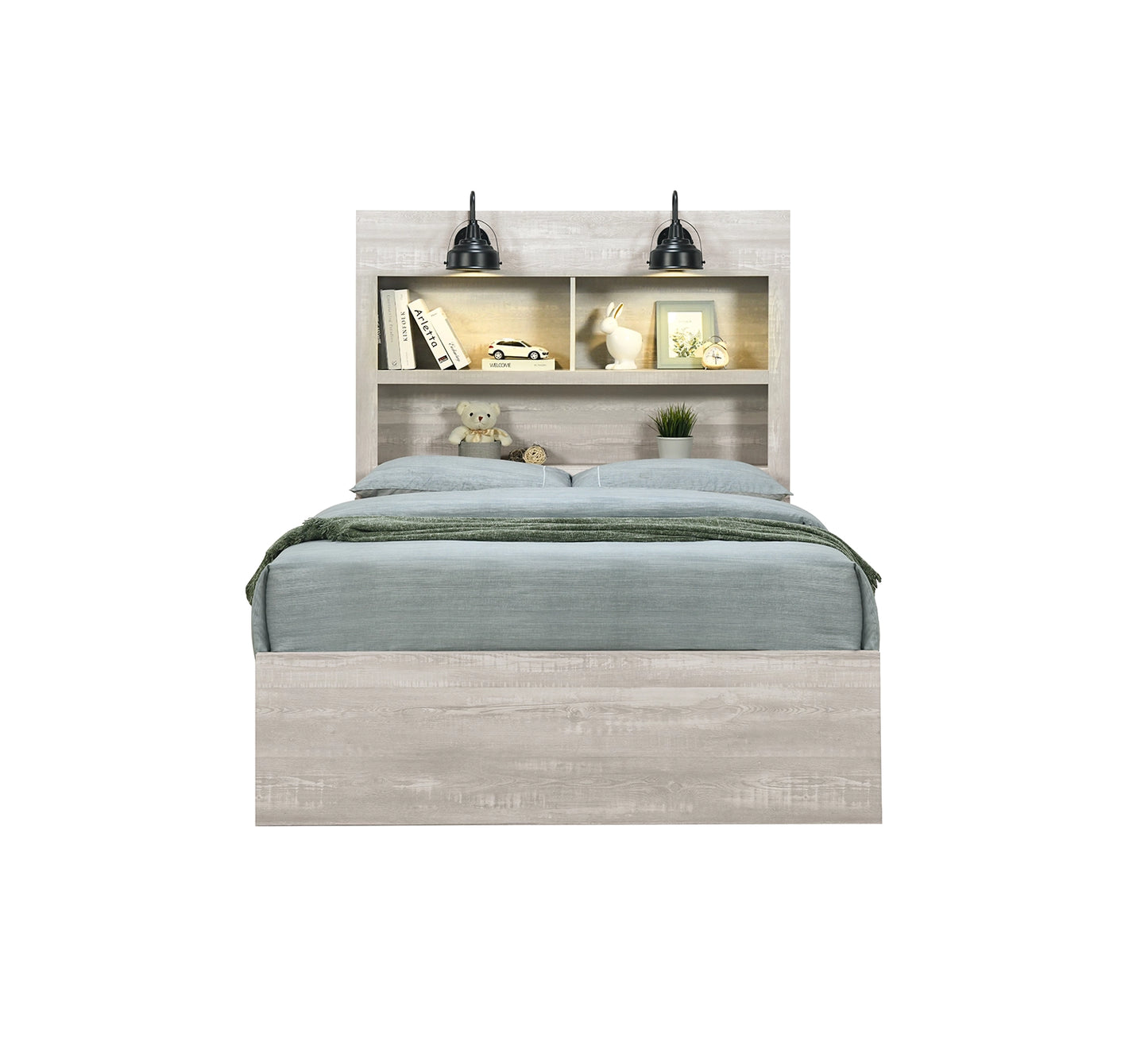 5PC Full Bookcase Bedroom