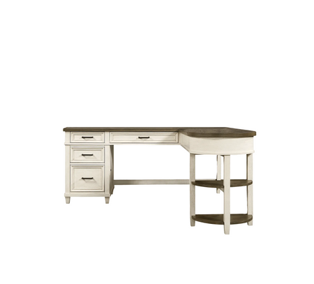 Caraway Two Tone 2 Piece L Shape Desk