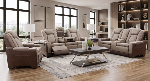 Lantana 3 Piece Manual Reclining Sofa, Console Loveseat, and Recliner