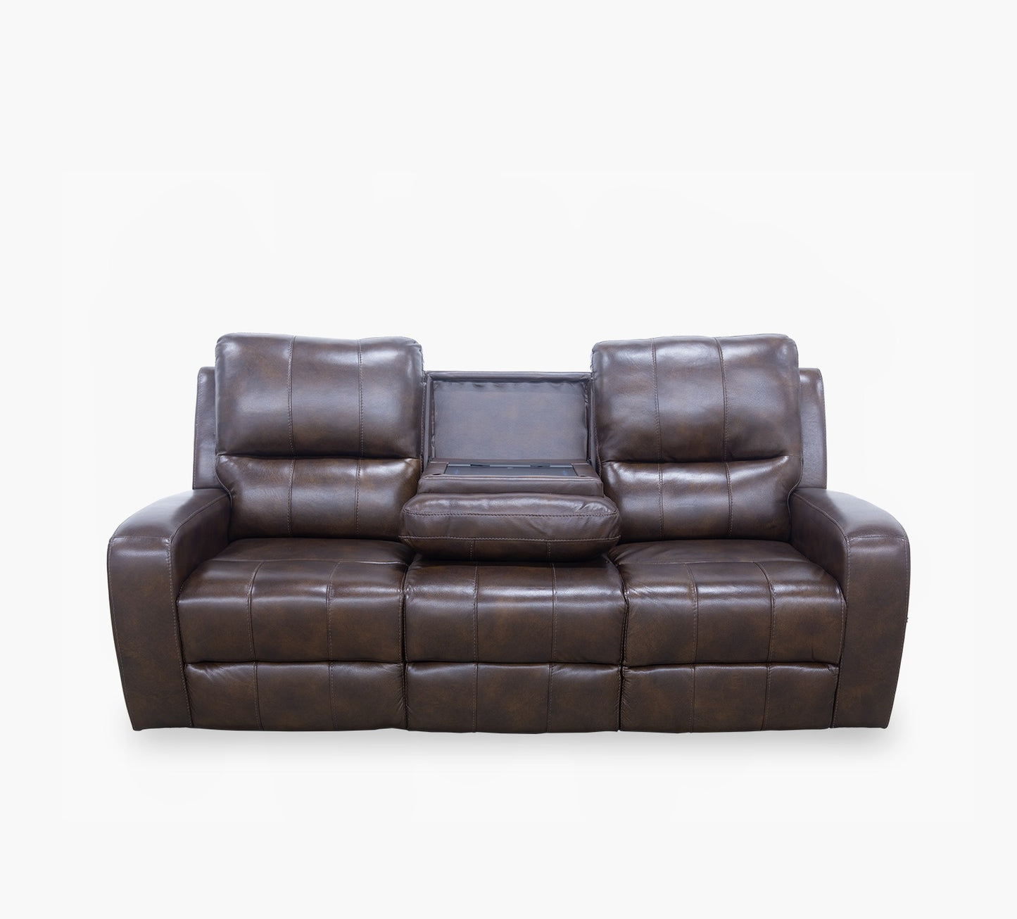 Linton Leather Triple Power Sofa