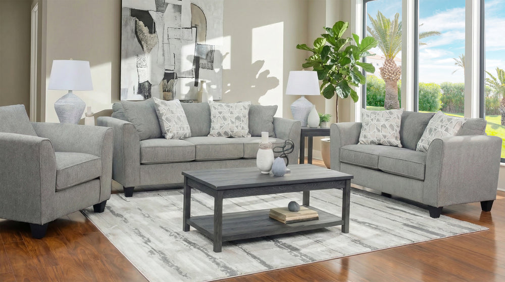 Metro 3 Piece Sofa, Loveseat, and Chair