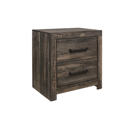 Linwood Dark Oak 2 Drawer Nightstand