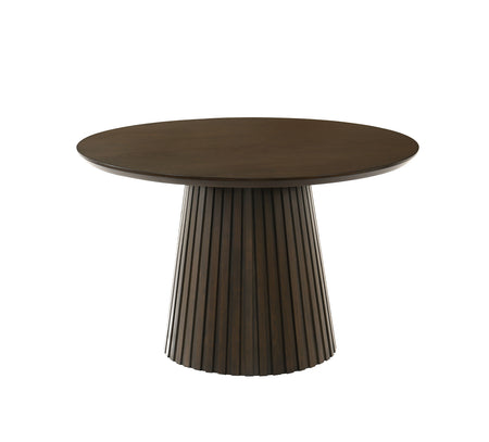 Mesa de comedor redonda Holt Espresso de 2 piezas
