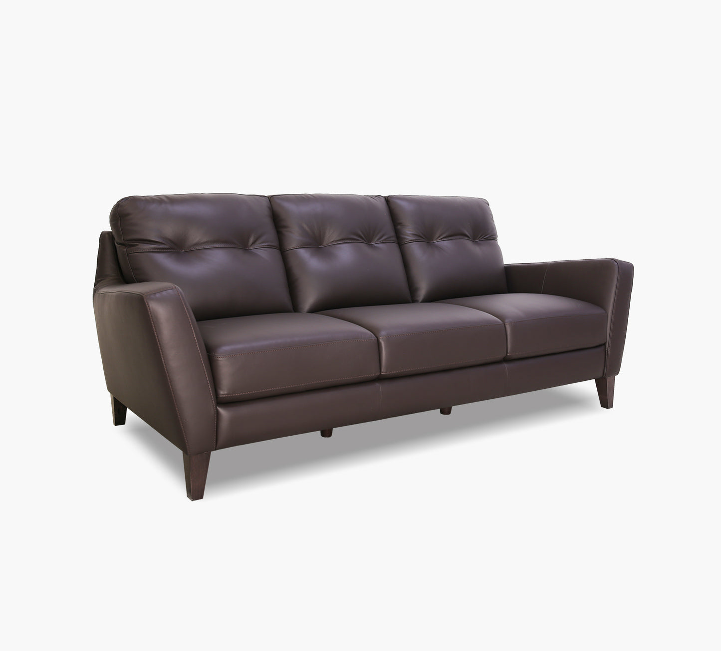 Valentino Brown Leather Sofa