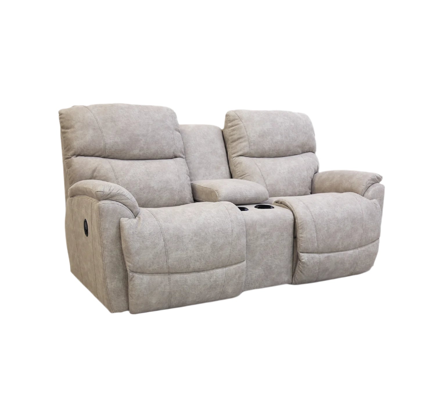 LaZBoy Northwest Reclining Console Loveseat Kane's Furniture