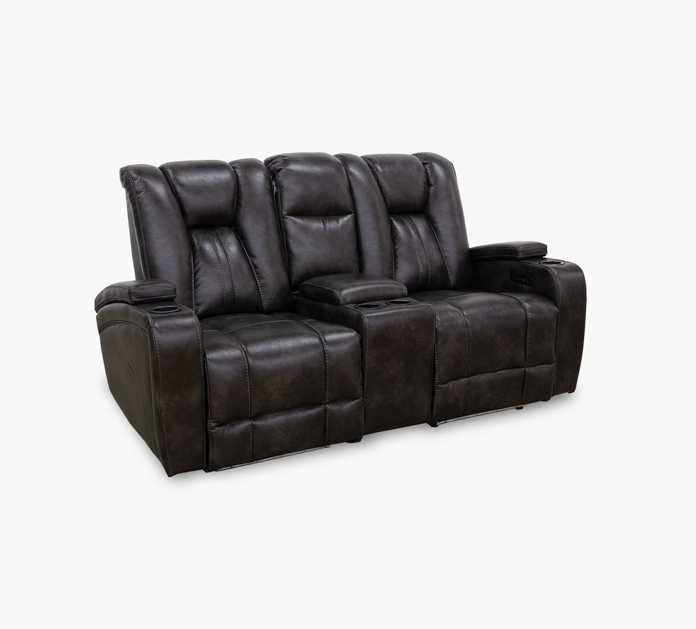 Phantom Steel II Zero Gravity Dual Power Reclining Loveseat