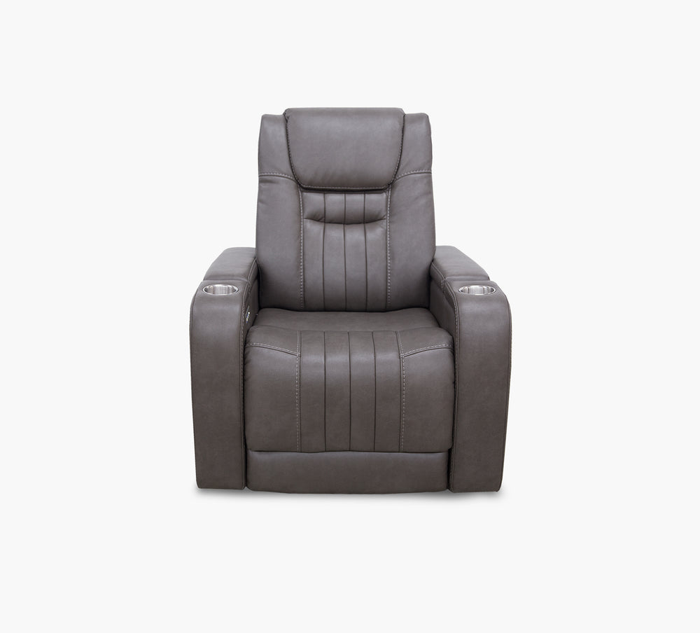 Sillón reclinable eléctrico triple Galileo Smoke