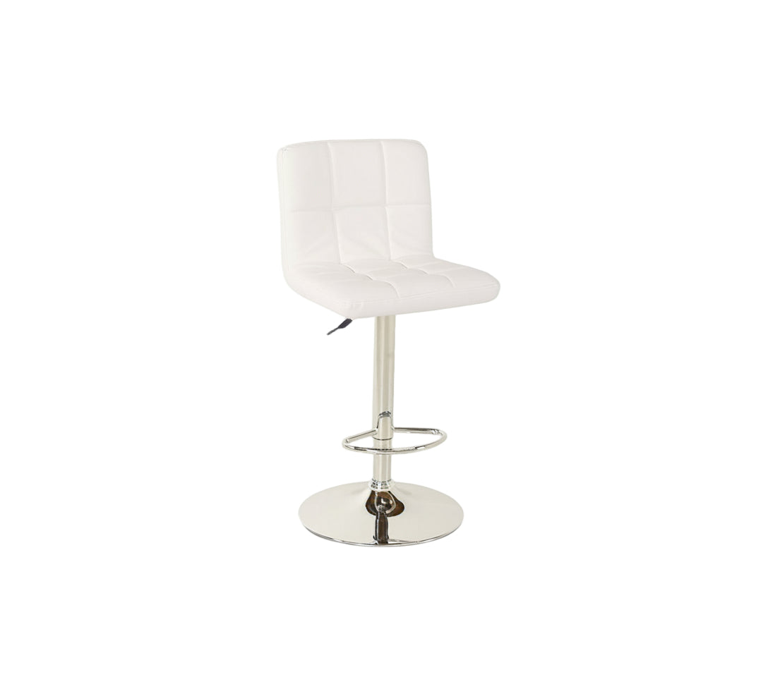 Tre Tufted Stool White – Kane's Furniture