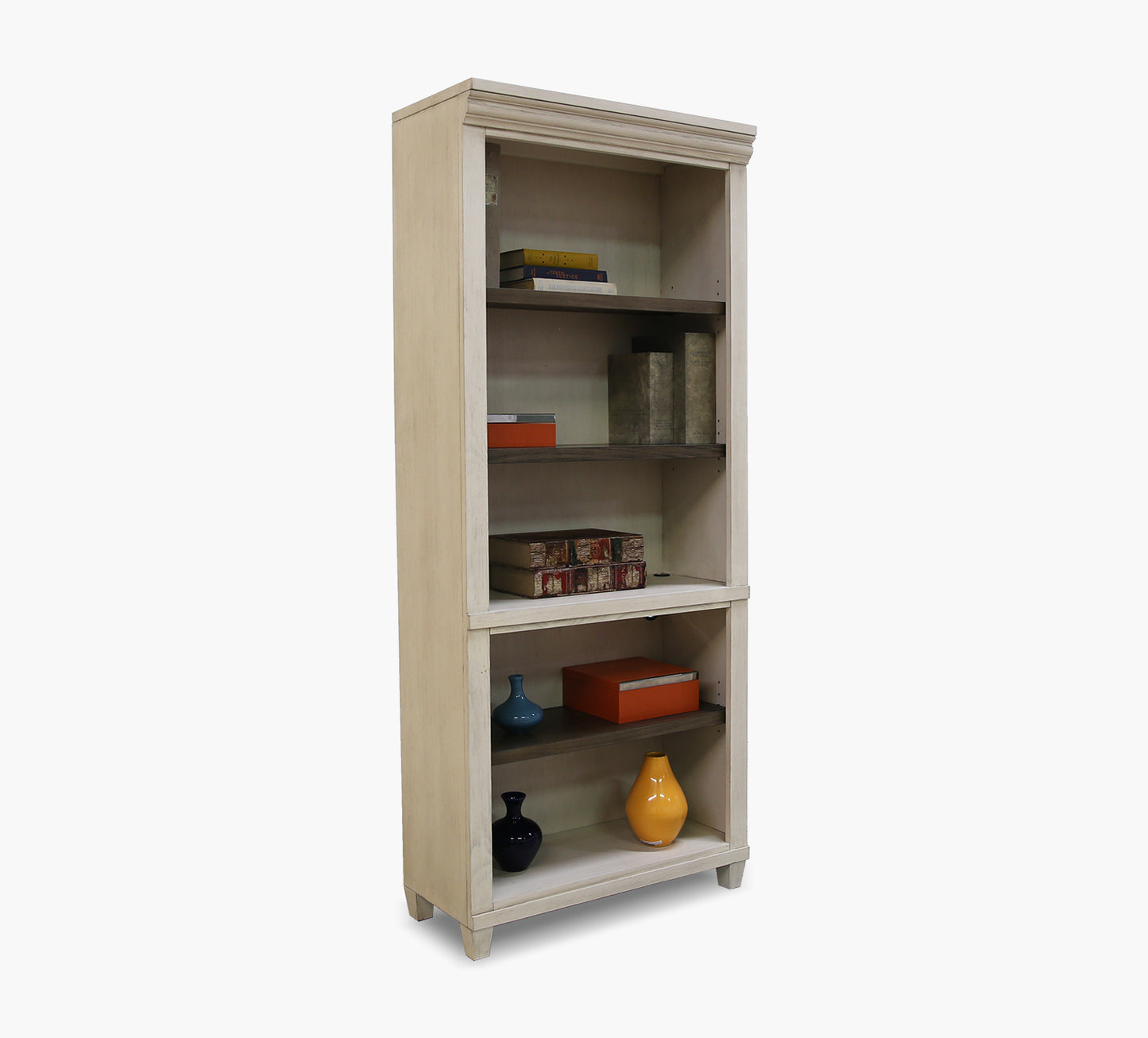 Caraway Two Tone Open Bookcase