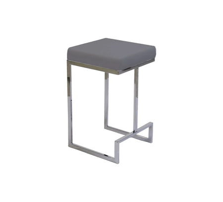 Skyline Pub Grey Backless Counter Stool