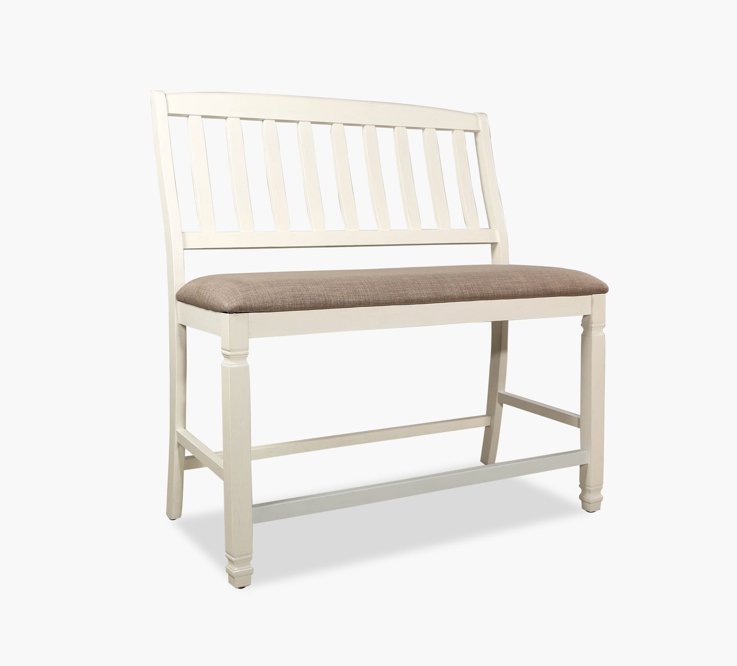 Jolene Two Tone Pub Bench Kane's Furniture